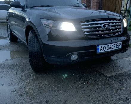 Черный Инфинити FX 45, объемом двигателя 4.5 л и пробегом 182 тыс. км за 6500 $, фото 6 на Automoto.ua
