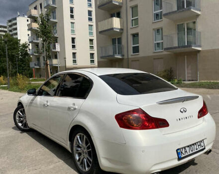 Белый Инфинити G25, объемом двигателя 2.5 л и пробегом 186 тыс. км за 10200 $, фото 3 на Automoto.ua