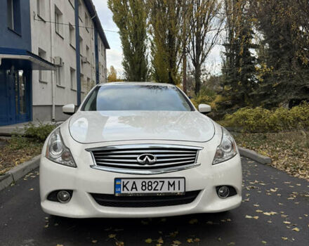 Белый Инфинити G25, объемом двигателя 2.5 л и пробегом 160 тыс. км за 11500 $, фото 3 на Automoto.ua