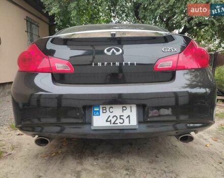 Черный Инфинити G25, объемом двигателя 2.5 л и пробегом 217 тыс. км за 7800 $, фото 2 на Automoto.ua
