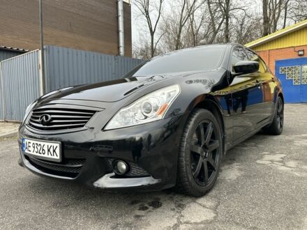 Інфініті G25 2012 у Дніпро (Дніпропетровську) на Automoto.ua Чорний Інфініті G25, об'ємом двигуна 2.5 л та пробігом 175 тис. км за 10500 $, фото 1 на Automoto.ua