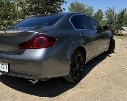 Серый Инфинити G25, объемом двигателя 2.5 л и пробегом 260 тыс. км за 9000 $, фото 3 на Automoto.ua