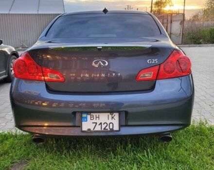 Серый Инфинити G25, объемом двигателя 2.5 л и пробегом 127 тыс. км за 9300 $, фото 2 на Automoto.ua