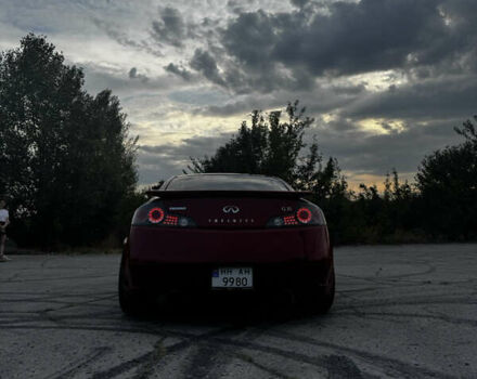 Красный Инфинити G35, объемом двигателя 3.5 л и пробегом 202 тыс. км за 8000 $, фото 1 на Automoto.ua