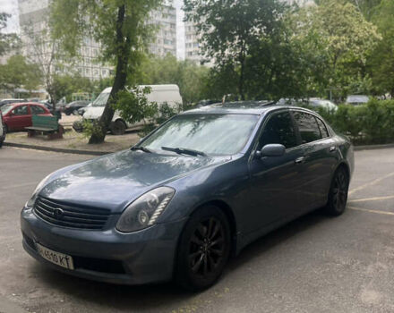 Синий Инфинити G35, объемом двигателя 3.5 л и пробегом 400 тыс. км за 5500 $, фото 2 на Automoto.ua