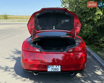 Красный Инфинити G37, объемом двигателя 3.7 л и пробегом 210 тыс. км за 10000 $, фото 10 на Automoto.ua