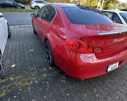 Красный Инфинити G37, объемом двигателя 3.7 л и пробегом 135 тыс. км за 11671 $, фото 3 на Automoto.ua