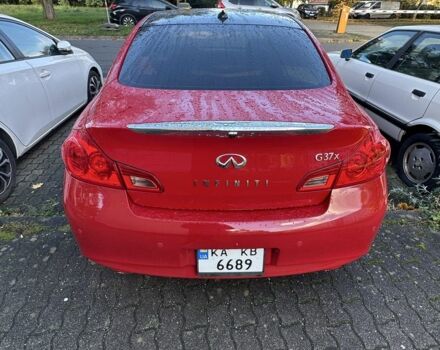 Красный Инфинити G37, объемом двигателя 3.7 л и пробегом 135 тыс. км за 11671 $, фото 4 на Automoto.ua