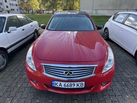 Инфинити G37 2011 в Днепре (Днепропетровске) на Automoto.ua Красный Инфинити G37, объемом двигателя 3.7 л и пробегом 135 тыс. км за 11671 $, фото 1 на Automoto.ua