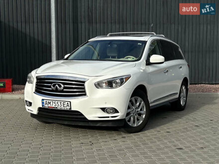 Белый Инфинити JX35, объемом двигателя 3.5 л и пробегом 216 тыс. км за 11900 $, фото 1 на Automoto.ua