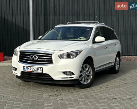 Белый Инфинити JX35, объемом двигателя 3.5 л и пробегом 216 тыс. км за 11900 $, фото 1 на Automoto.ua