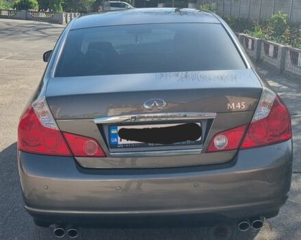 Серый Инфинити M45, объемом двигателя 4.5 л и пробегом 165 тыс. км за 9450 $, фото 3 на Automoto.ua