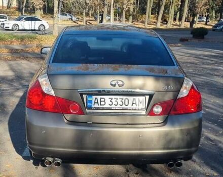 Серый Инфинити M45, объемом двигателя 4.5 л и пробегом 165 тыс. км за 9750 $, фото 2 на Automoto.ua