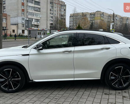 Белый Инфинити QX55, объемом двигателя 2 л и пробегом 33 тыс. км за 34900 $, фото 3 на Automoto.ua