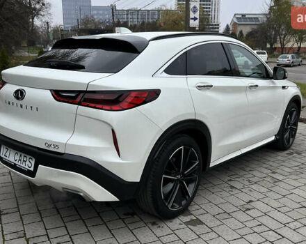 Белый Инфинити QX55, объемом двигателя 2 л и пробегом 33 тыс. км за 34900 $, фото 6 на Automoto.ua