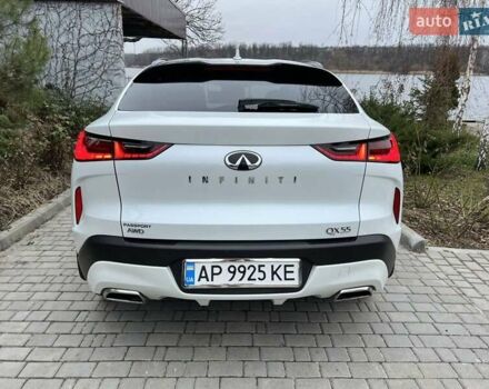 Белый Инфинити QX55, объемом двигателя 2 л и пробегом 19 тыс. км за 32500 $, фото 5 на Automoto.ua