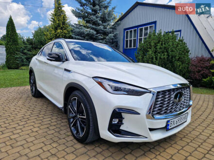 Інфініті QX55 2021 у Хмельницькому на Automoto.ua Білий Інфініті QX55, об'ємом двигуна 2 л та пробігом 28 тис. км за 33500 $, фото 1 на Automoto.ua