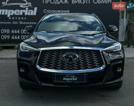 Черный Инфинити QX55, объемом двигателя 2 л и пробегом 65 тыс. км за 32000 $, фото 1 на Automoto.ua