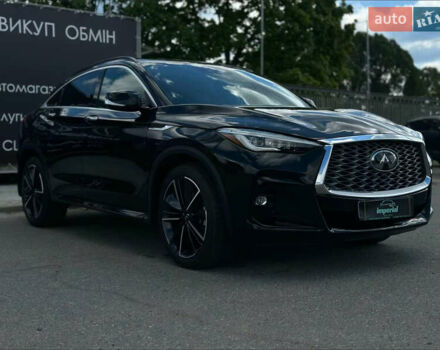 Черный Инфинити QX55, объемом двигателя 2 л и пробегом 65 тыс. км за 32000 $, фото 2 на Automoto.ua