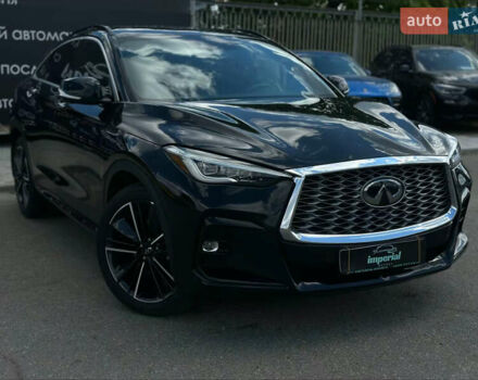 Черный Инфинити QX55, объемом двигателя 2 л и пробегом 65 тыс. км за 32000 $, фото 3 на Automoto.ua