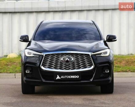 Черный Инфинити QX55, объемом двигателя 2 л и пробегом 116 тыс. км за 33400 $, фото 1 на Automoto.ua