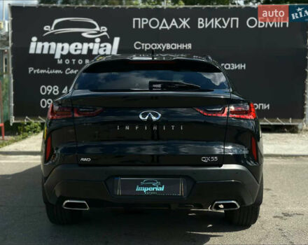 Черный Инфинити QX55, объемом двигателя 2 л и пробегом 65 тыс. км за 32000 $, фото 5 на Automoto.ua