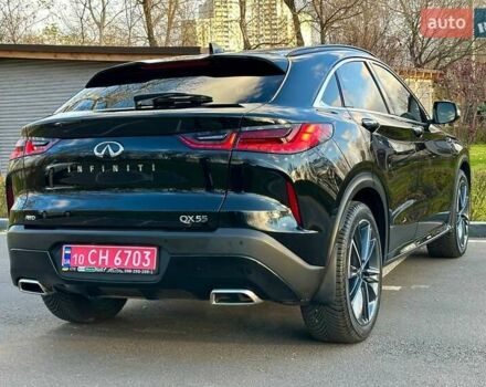Черный Инфинити QX55, объемом двигателя 2 л и пробегом 67 тыс. км за 31900 $, фото 8 на Automoto.ua