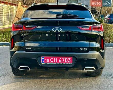 Черный Инфинити QX55, объемом двигателя 2 л и пробегом 67 тыс. км за 31900 $, фото 3 на Automoto.ua