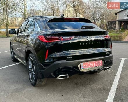 Черный Инфинити QX55, объемом двигателя 2 л и пробегом 67 тыс. км за 31900 $, фото 4 на Automoto.ua