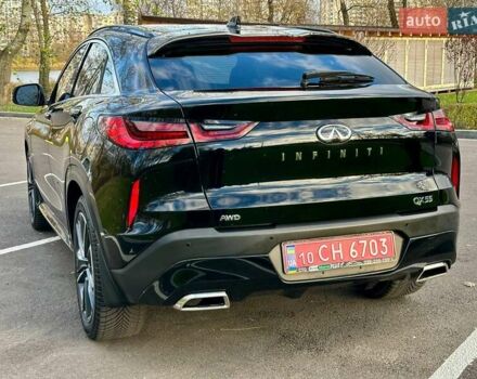 Черный Инфинити QX55, объемом двигателя 2 л и пробегом 67 тыс. км за 31900 $, фото 14 на Automoto.ua