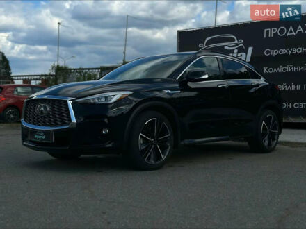 Черный Инфинити QX55, объемом двигателя 2 л и пробегом 65 тыс. км за 32000 $, фото 1 на Automoto.ua