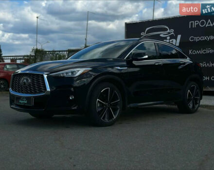 Чорний Інфініті QX55, об'ємом двигуна 2 л та пробігом 65 тис. км за 32000 $, фото 1 на Automoto.ua