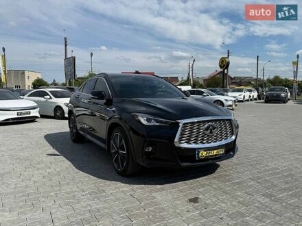 Черный Инфинити QX55, объемом двигателя 2 л и пробегом 22 тыс. км за 32600 $, фото 1 на Automoto.ua