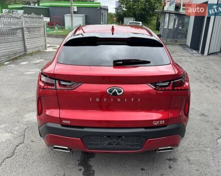 Красный Инфинити QX55, объемом двигателя 2 л и пробегом 50 тыс. км за 32900 $, фото 66 на Automoto.ua