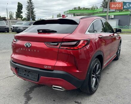 Красный Инфинити QX55, объемом двигателя 2 л и пробегом 50 тыс. км за 32900 $, фото 98 на Automoto.ua