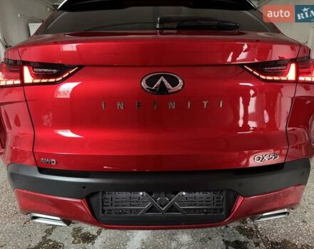 Красный Инфинити QX55, объемом двигателя 2 л и пробегом 50 тыс. км за 32900 $, фото 3 на Automoto.ua