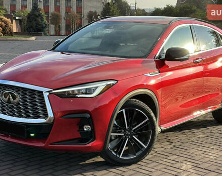 Красный Инфинити QX55, объемом двигателя 2 л и пробегом 19 тыс. км за 31500 $, фото 1 на Automoto.ua