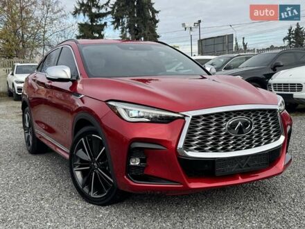 Красный Инфинити QX55, объемом двигателя 2 л и пробегом 50 тыс. км за 32900 $, фото 1 на Automoto.ua