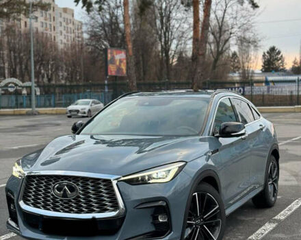 Серый Инфинити QX55, объемом двигателя 2 л и пробегом 36 тыс. км за 37500 $, фото 1 на Automoto.ua