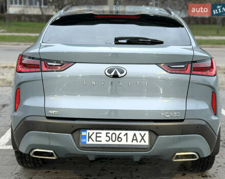 Серый Инфинити QX55, объемом двигателя 2 л и пробегом 53 тыс. км за 32999 $, фото 10 на Automoto.ua