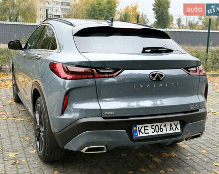 Серый Инфинити QX55, объемом двигателя 2 л и пробегом 52 тыс. км за 35900 $, фото 11 на Automoto.ua