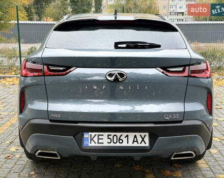 Серый Инфинити QX55, объемом двигателя 2 л и пробегом 52 тыс. км за 35900 $, фото 10 на Automoto.ua