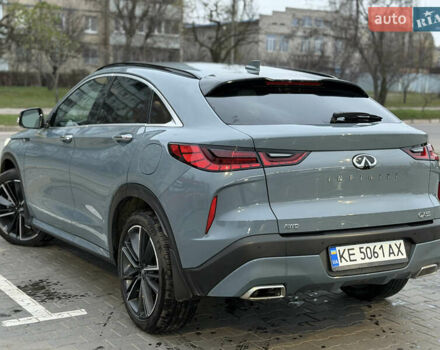 Серый Инфинити QX55, объемом двигателя 2 л и пробегом 53 тыс. км за 32999 $, фото 9 на Automoto.ua