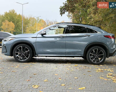 Серый Инфинити QX55, объемом двигателя 2 л и пробегом 52 тыс. км за 35900 $, фото 8 на Automoto.ua