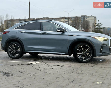 Серый Инфинити QX55, объемом двигателя 2 л и пробегом 53 тыс. км за 32999 $, фото 4 на Automoto.ua