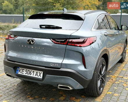 Серый Инфинити QX55, объемом двигателя 2 л и пробегом 52 тыс. км за 35900 $, фото 5 на Automoto.ua