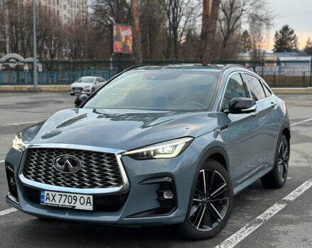 Серый Инфинити QX55, объемом двигателя 2 л и пробегом 36 тыс. км за 37500 $, фото 1 на Automoto.ua