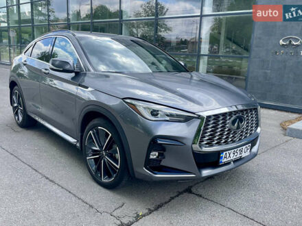 Інфініті QX55 2023 у Харкові на Automoto.ua Сірий Інфініті QX55, об'ємом двигуна 2 л та пробігом 4 тис. км за 29100 $, фото 1 на Automoto.ua
