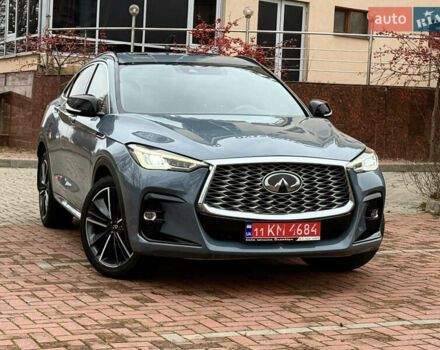 Синий Инфинити QX55, объемом двигателя 2 л и пробегом 21 тыс. км за 29500 $, фото 1 на Automoto.ua