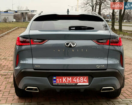 Синий Инфинити QX55, объемом двигателя 2 л и пробегом 21 тыс. км за 29500 $, фото 21 на Automoto.ua
